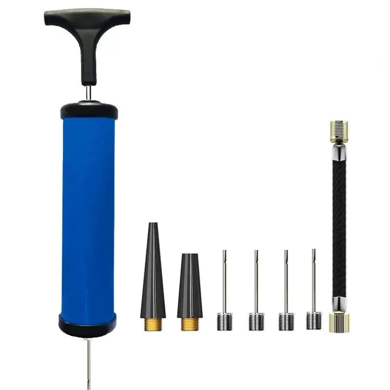 1 Pc Portable Multifunctional Ball Pump With Needle And Nozzle, Ball Inflator For Football, Volleyball,
