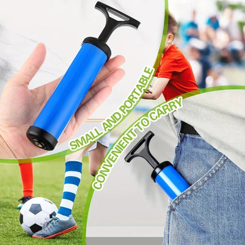 1 Pc Portable Multifunctional Ball Pump With Needle And Nozzle, Ball Inflator For Football, Volleyball,